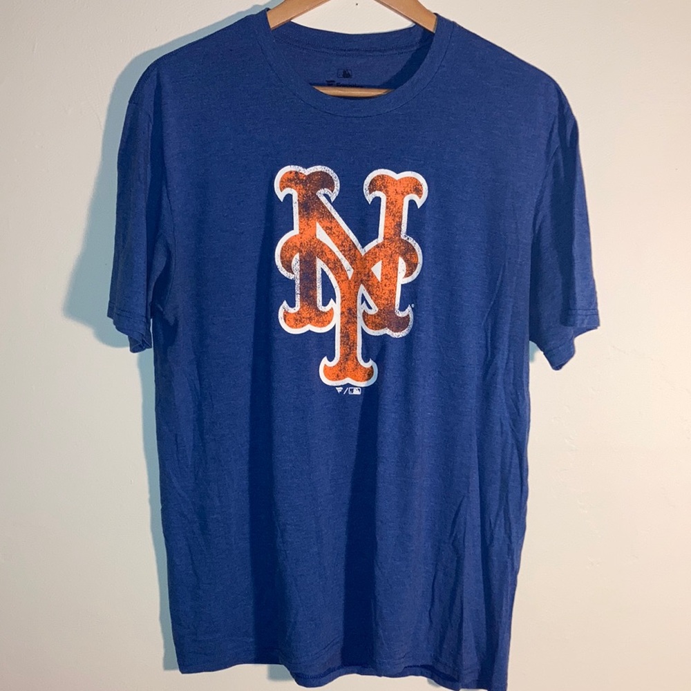 ⚾️ New York Mets Knicks | Size Large | Fanatics Tee Shirt | MLB | Mike Piazza ⚾️